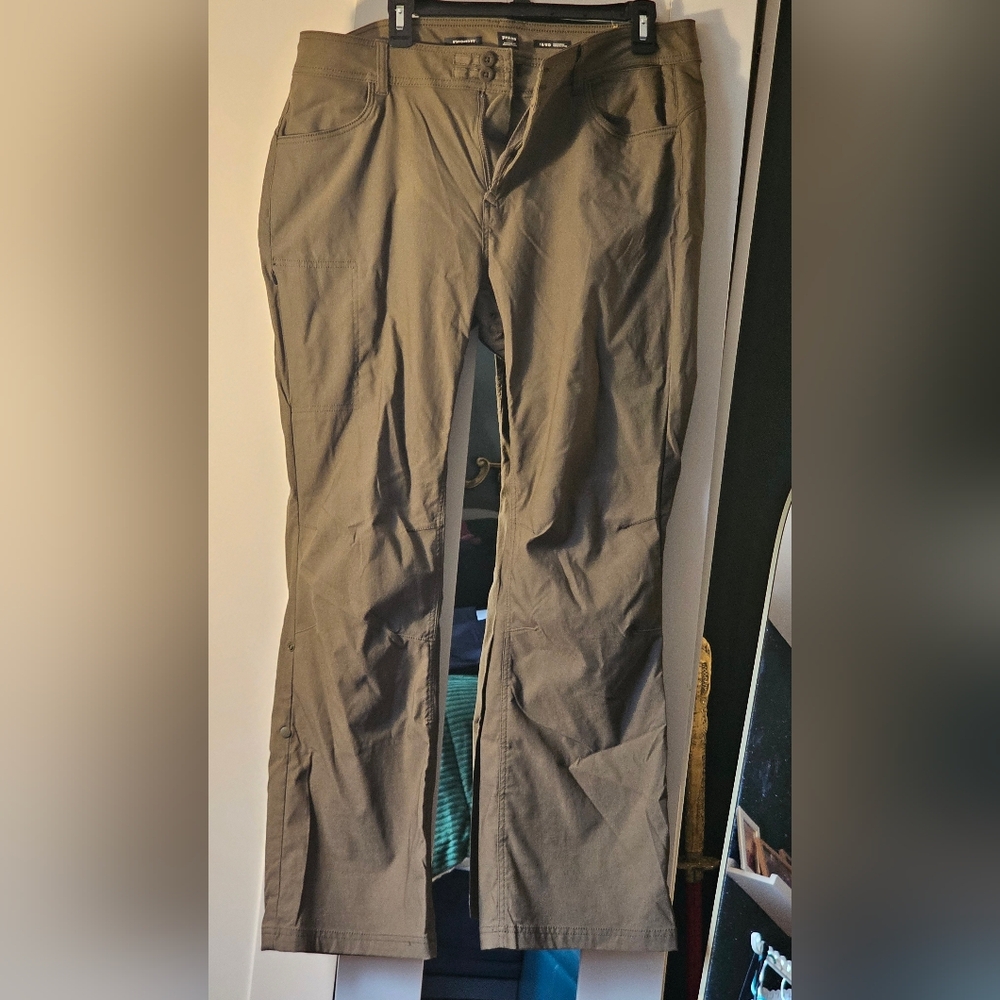 PraNa Womens Slate Green Halle Pant